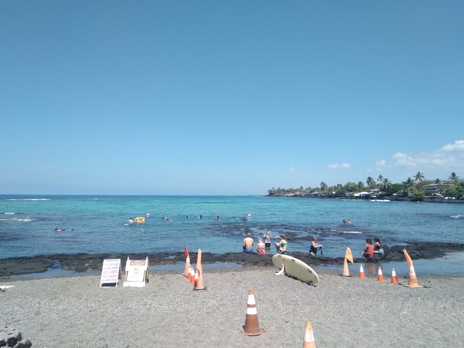 Kahalu'u Beach Park Big Island's Best Snorkle and Surfing Spot for