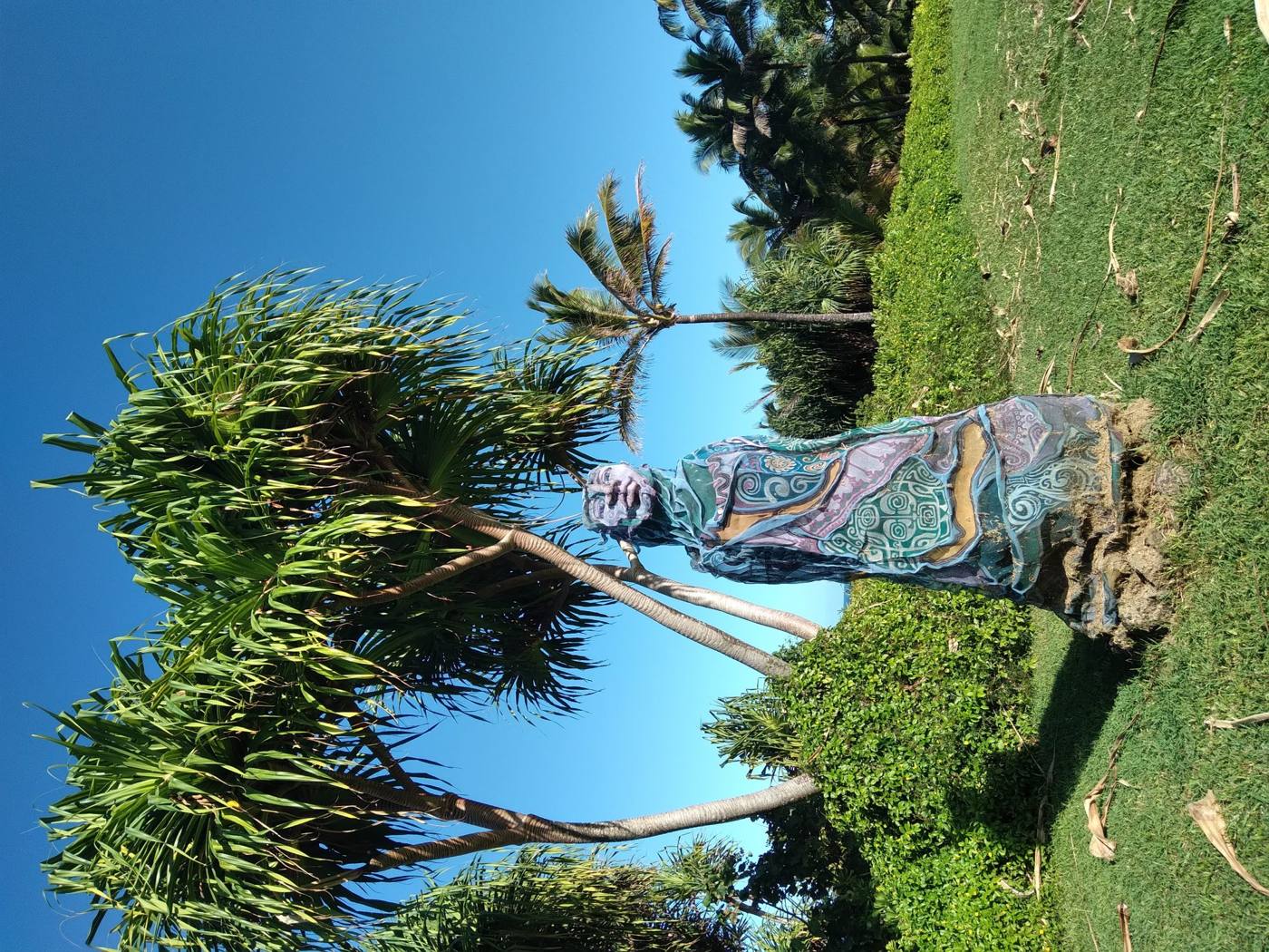 Moonwalker sculpture at Papio Ocean Park
